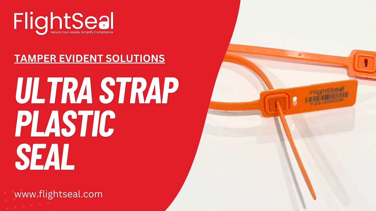 Ultra Strap Seal | Strong, Adjustable Tamper-Evident Security for Aviation Operations | FlightSeal