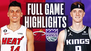 Summary and highlights of Sacramento Kings 107-110 Miami Heat in