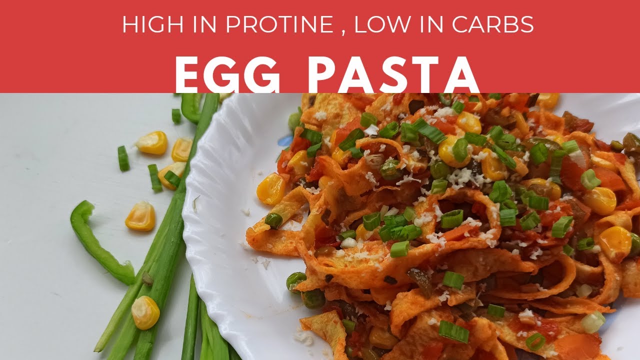 Deliciously Healthy.....High protein, low carb Egg Pasta.... YouTube