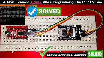 How to Solve Code Uploading Errors In ESP32-Cam Easily🔥| ESP32-Cam Error Solution Tutorial