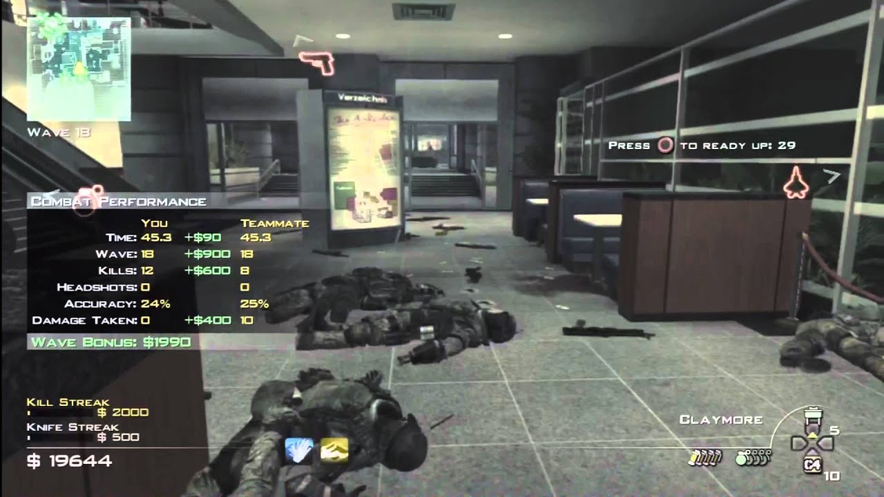 Call of Duty Modern Warfare 3 Survival Mode Arkaden wave ...