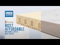 Most affordable latex mattress  bloom mattress by mm foam