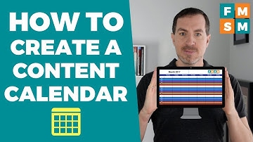 How To Create A Content Calendar (That Saves Time!)