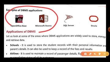 open office base DBMS class 8 computer CBSE database table query form report field types record view