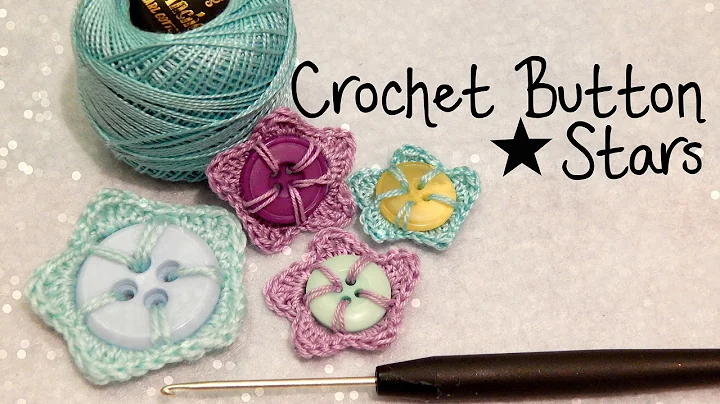 Learn How to Make a Beautiful Crochet Button Star