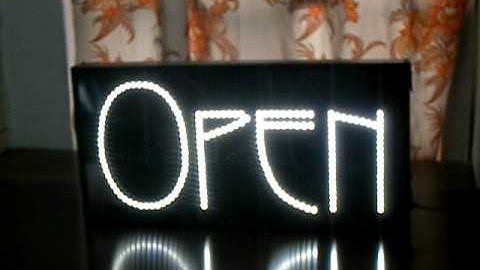 OPEN Shop LED Sign LED Display COSYCOM