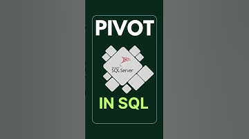 PIVOT in SQL | SQL interview questions | sql tutorial #sql #sqltutorial #sqlserver