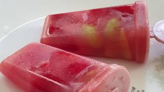 Easy fruit popsicle recipe for summers | summer treats | ice cream at home