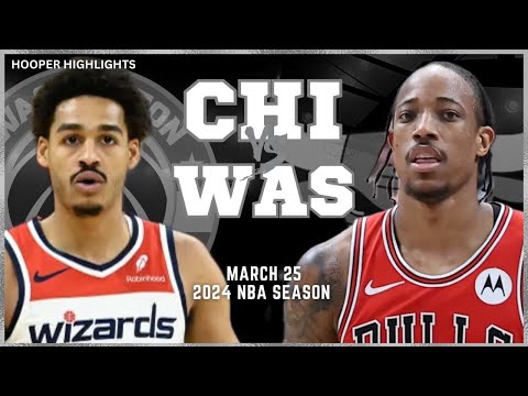 Chicago Bulls vs Washington Wizards Full Game Highlights | Mar 25 | 2024 NBA Season