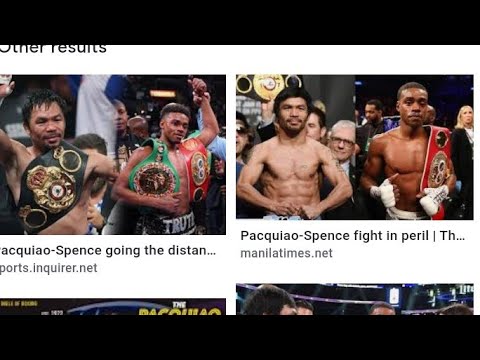 Boxing Manny Pacquaio Vs Errol Spence Jr Who Will Win,?By: Eric Pangilinan