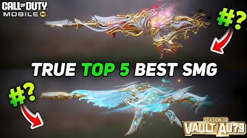 Top 5 Best SMG in Codm Season 10