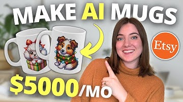 The EASIEST Side Hustle of 2025: Make AI MUGS to Sell Online on Etsy Print on Demand