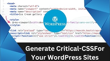 Boost Your WordPress Site Speed with Critical CSS | WordPress
