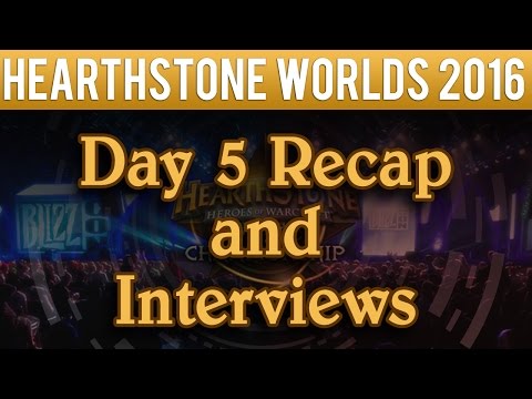 Day 5 Recap and Interviews - Hearthstone World Championship 2016: Groupstage