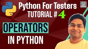 Python for Testers #4 - Operators in Python