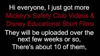 NEW Mickey’s Safety Club Videos &amp; Disney Educational Short Films Hbvideos