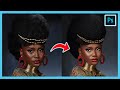 How to highend skin retouching using frequency separation  photoshop tutorial