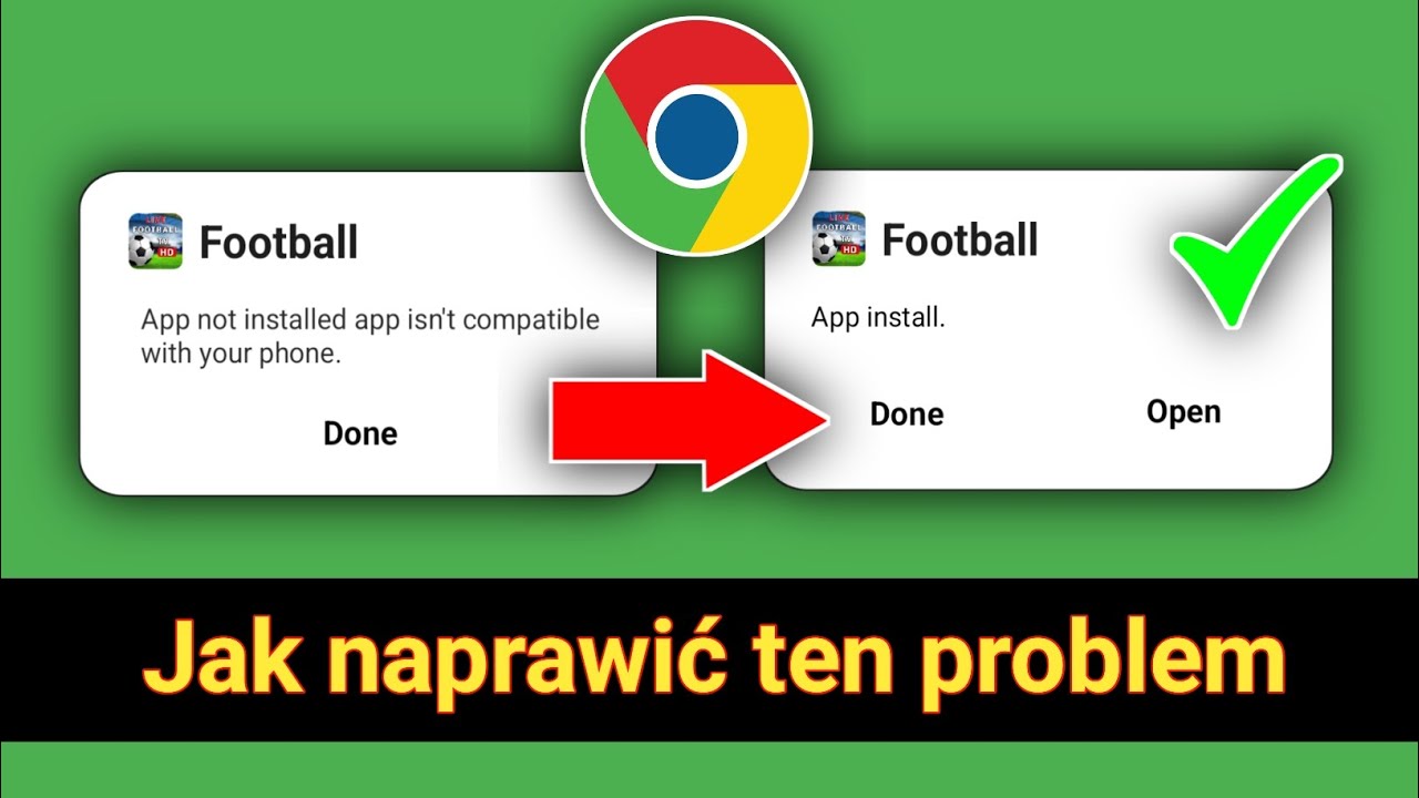 Aplikacja nie została zainstalowana, ponieważ nie jest zgodna z Twoim
