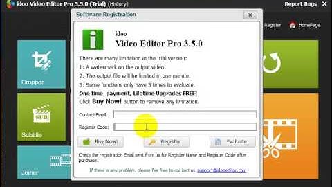 How to crack Idoo Video Editor Pro