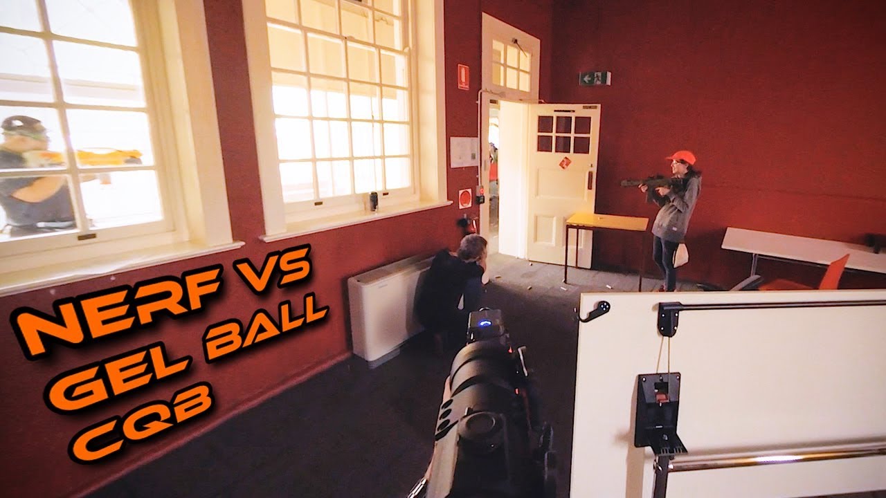 How Nerf REALLY compares to Gel Ball in CQB! YouTube