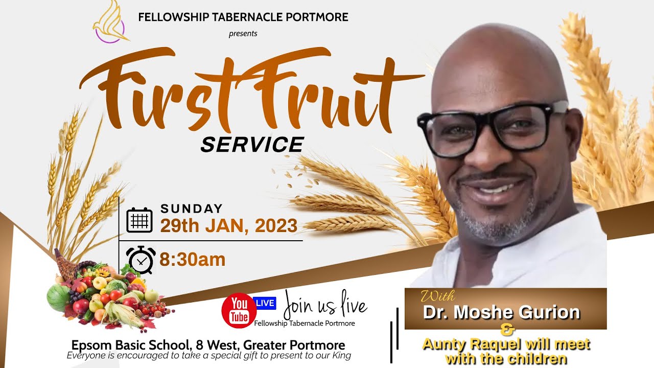 First Fruit Service with Dr. Moshe Gurion Sunday Service YouTube