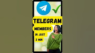 Free Telegram Member | Free me Telegram Channel Member kaise Badhaye , Telegram Member kaise Badhaye