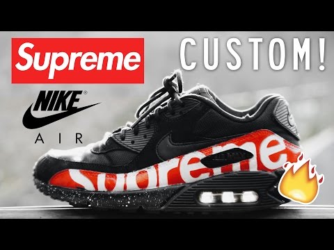 LOUIS VUITTON x SUPREME CUSTOM AIR MAX 90