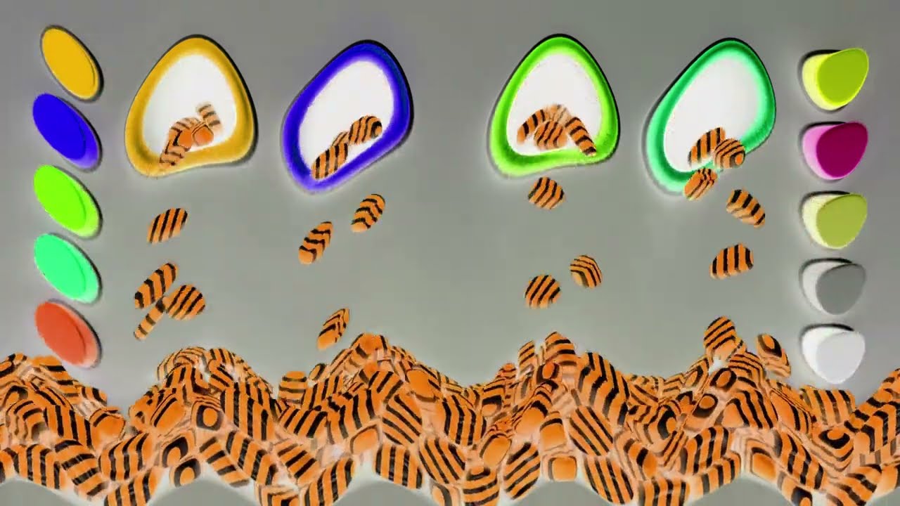 Count Numbers 1 to 10 with A Lot of 3D Candy Surprise Eggs Sponsored By Preview 2 Effects