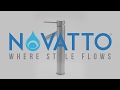 Novatto dalyss series contemporary vessel faucet