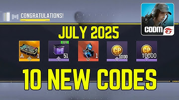 *NEW* CODM 9 WORKING NEW REDEEM CODES JULY 2025 | NEW CODM REDEEM CODES JULY 2025 | REDEEM CP