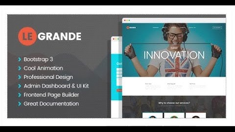 LeGrande - Corporate HTML Template with Visual Builder and  | Themeforest Download