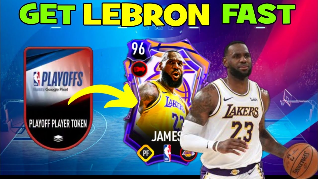 HOW TO GET 96 OVR LEBRON JAMES LAKERS PLAYOFFS TOKENS EVENT IN NBA LIVE ...