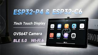Dual-Core ESP32-P4 with RISC-V,7-inch 1024×600 IPS Touch Display,Supports Wi-Fi 6 / Bluetooth 5 (LE)