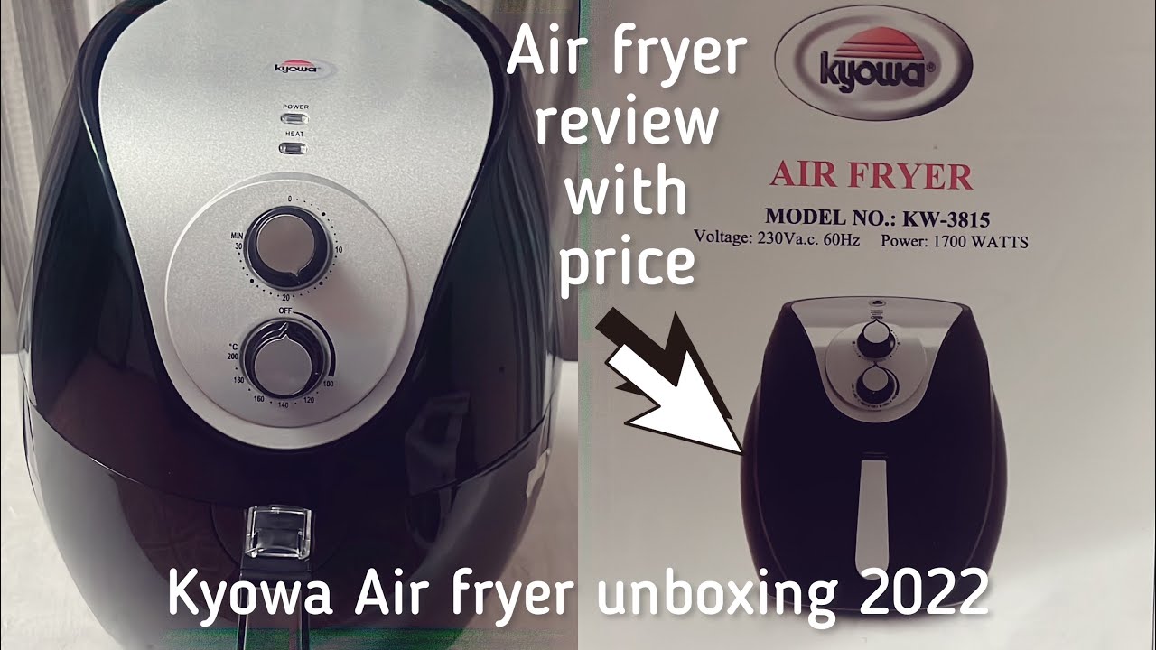 AFFORDABLE KYOWA AIR FRYER REVIEW 2022 AirFryer kyowa /Unboxing Air
