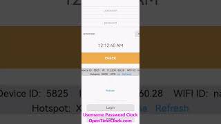 username password clock, OpenTimeClock.com #timeclock #timetracking #attendance #employees #payroll