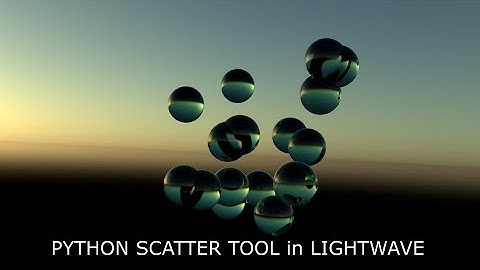 Python Scatter Tool in LightWave 3D