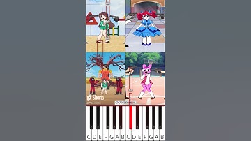 Squid game x Poppy playtime 4 x Sprunki GUN Complete Edition😅 (@Opilasokewt) - Octave Piano Tutorial