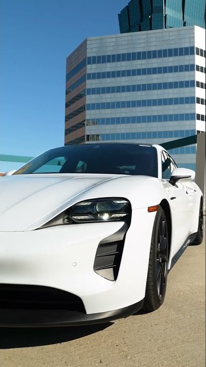 The all-electric Porsche Taycan GTS. 590hp and 0-60mph in 3.5sec. #shorts #porsche #electriccar #car