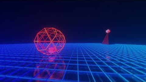 VR180 "Cyber" Eevee Equirectangular