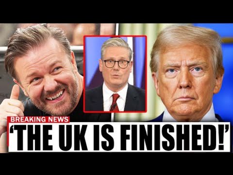 Ricky Gervais RESPONDS To Donald Trump REJECTING Kier Starmer - YouTube