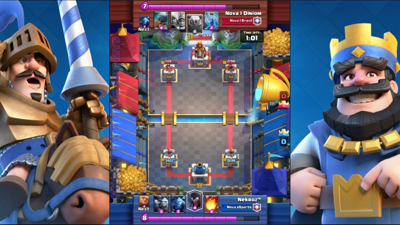 Clash Royale | Nekroz Vs Nova I Diniom | Nova eSports - Nova I Brazil | 6# 2/7/17 Replay