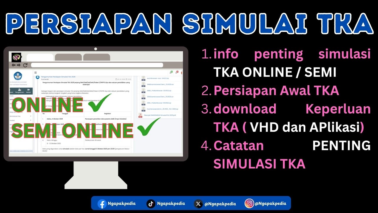 PERSIAPAN SIMULASI TKA 2025