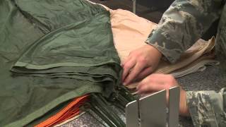 Preparing Parachutes at Hurlburt Field