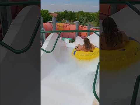Niagara Water Slide at HungaroSpa Waterpark, Hungary #shorts
