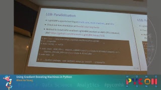 PyCon HK 2017 - Using Gradient Boosting Machines in Python