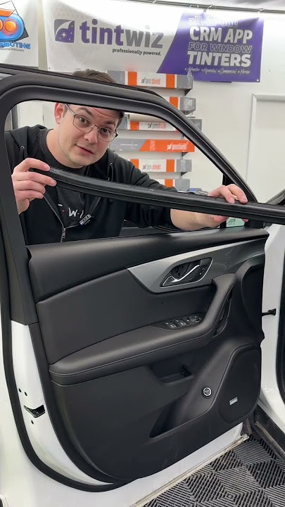Easiest way to tint a window #diy #tint #cars