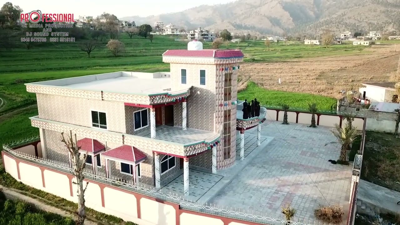 Drone View House Of Ch Zeshan Rajoor ( Sehnsa)