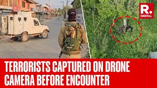 Terrorists Caught On Drone Camera Before Sopore Encounter In Jammu and Kashmir | Exclusive