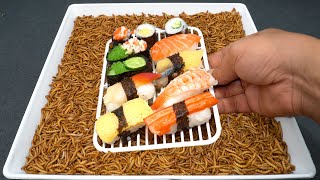 10.000 Worms Vs Sushi - Donut