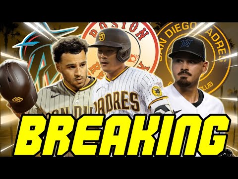 The BIGGEST 3 Team Trade COULD Happen Soon Between Padres, Marlins, And Redsox